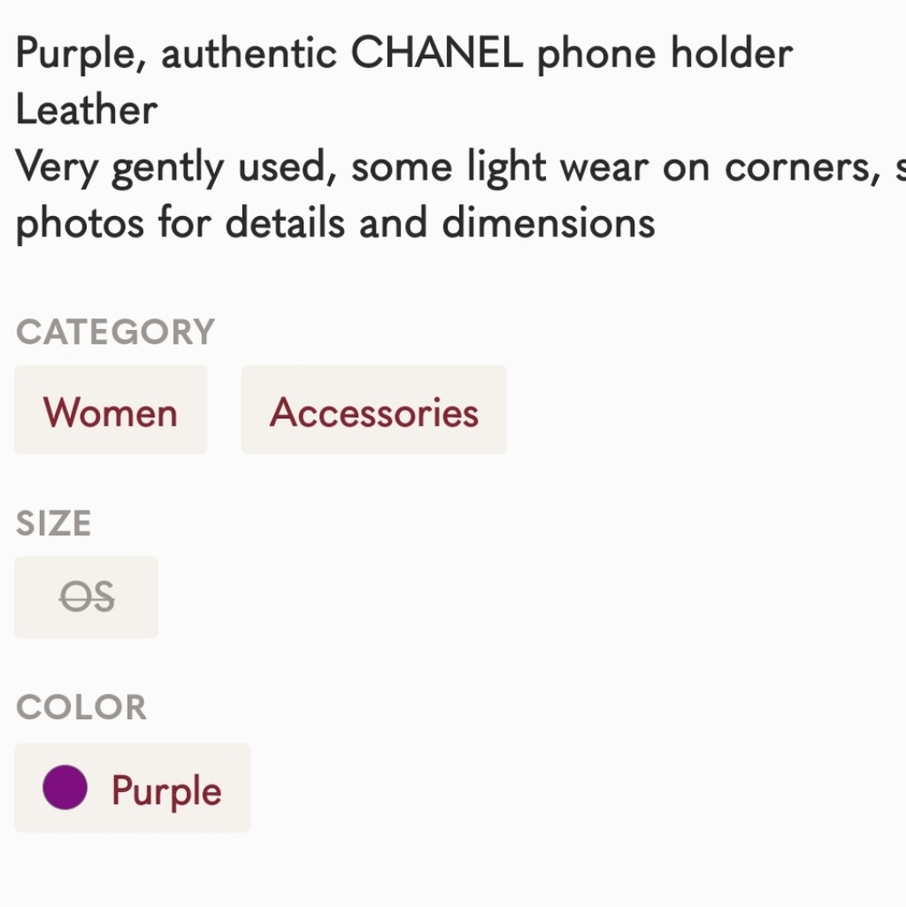 CHANEL phone holder - Picture 8 of 8
